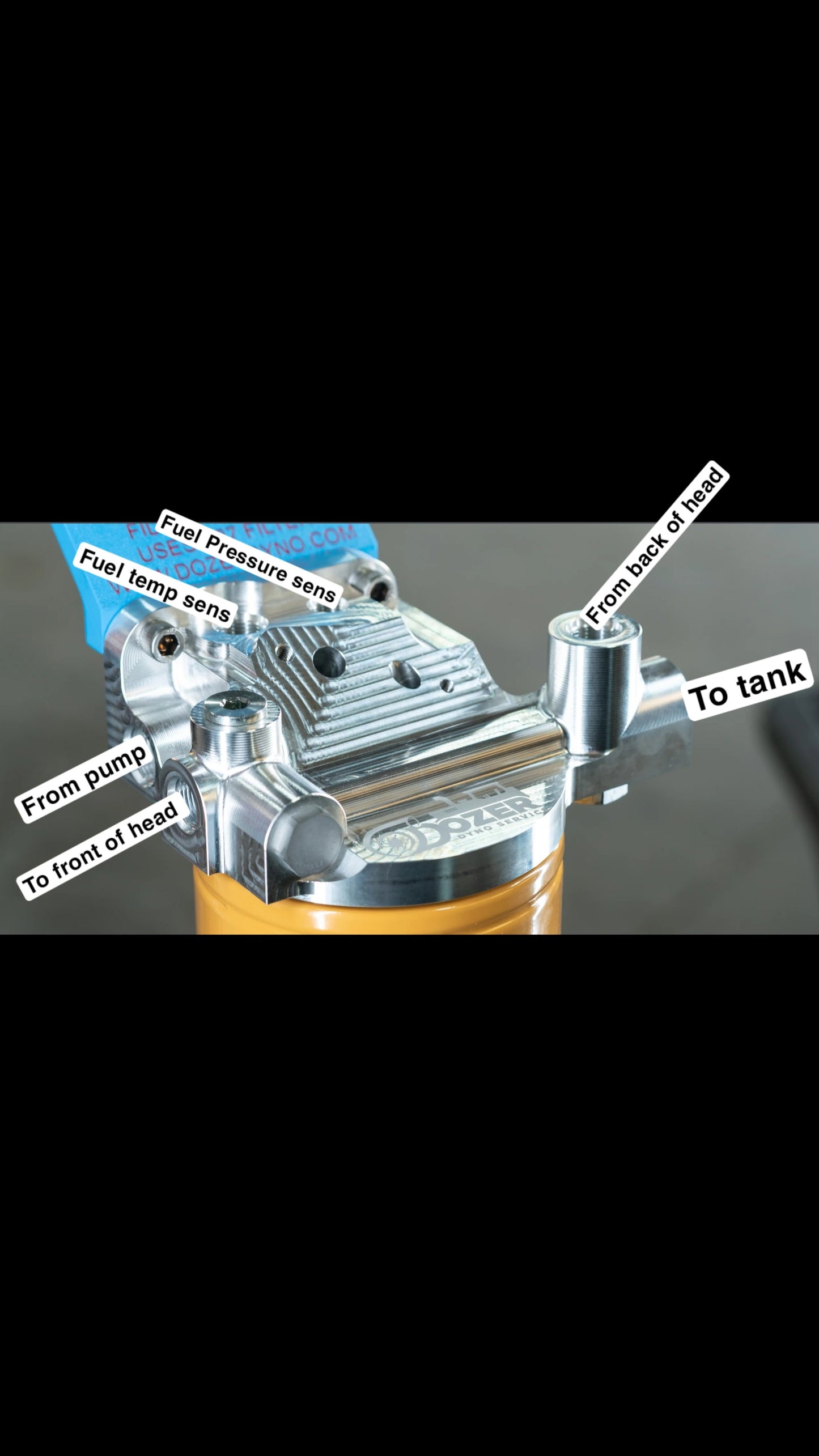 Over the Road Fuel Filter Housing
