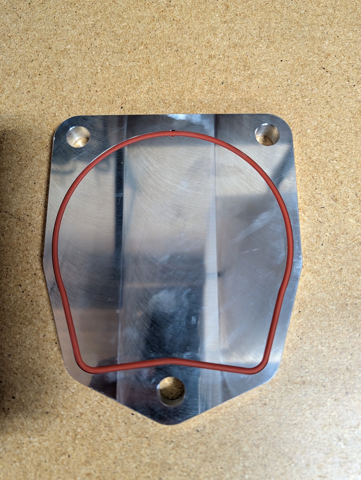 Billet Air Compressor Block Off Plate